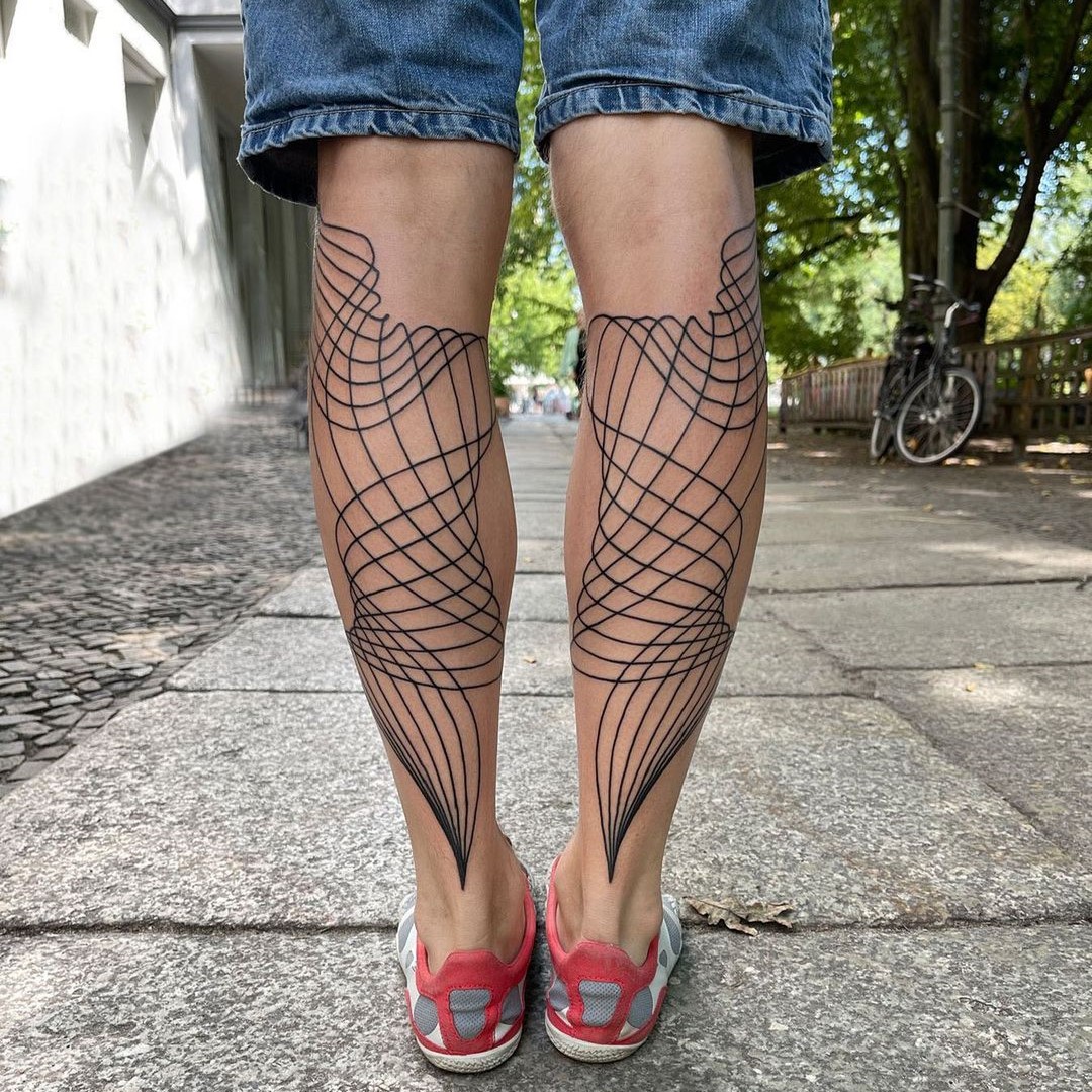 A tattoo done by Chaim Machlev