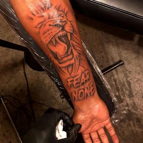Fear none tattoo