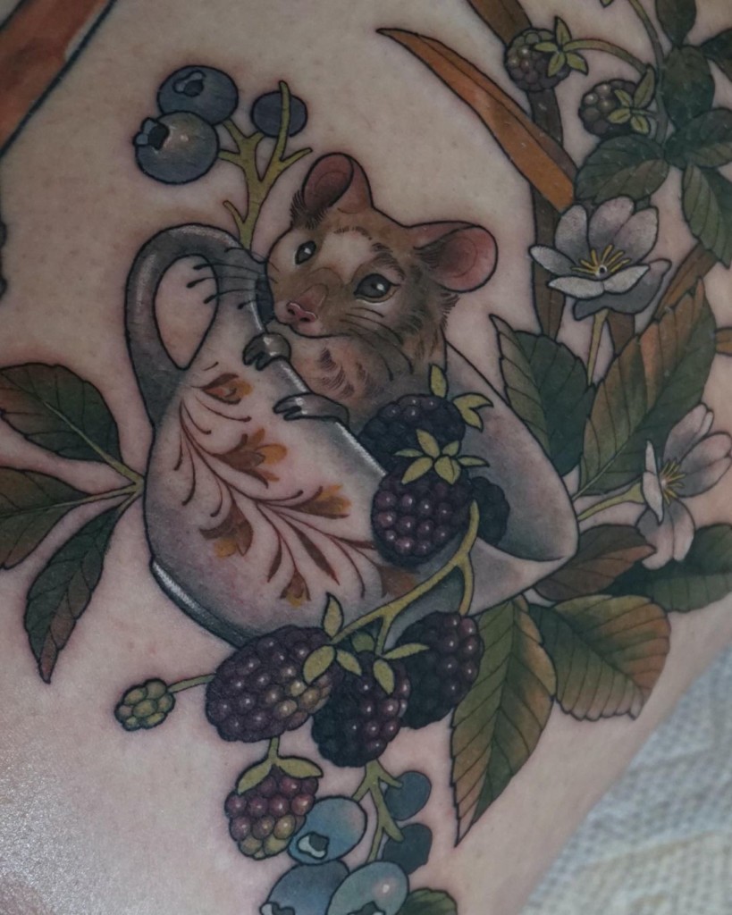 Melise Hill and her animal tattoos, @melisehilltattoo on Instagram