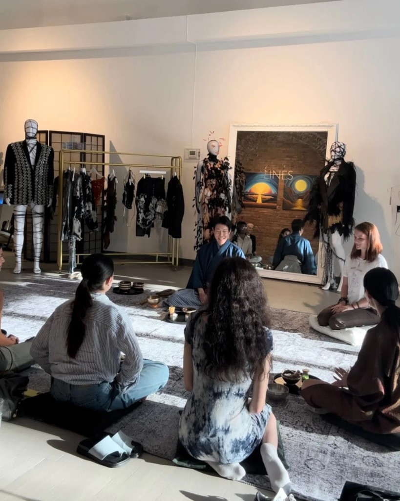 Traditional Japanese Tea Ritual being held at LINES