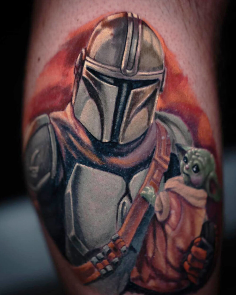 Carl Schwartz’s tattoos of popular characters