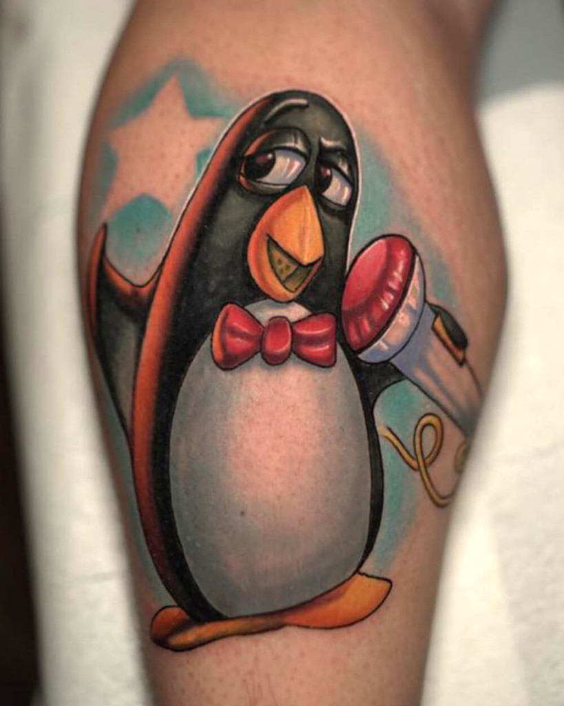 Carl Schwartz’s tattoos of popular characters