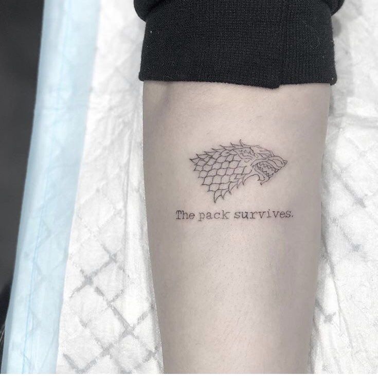 Game of Thrones fans probably remember this tattoo Lauren did for Sophie Turner.