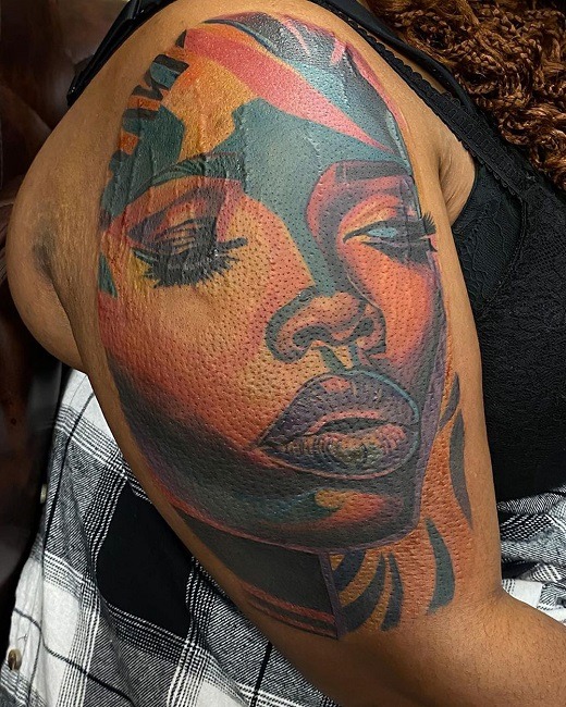 Quinten Harper’s works with color and various skin types. Source: Instagram