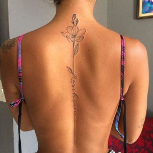 spine tattoo ideas with meaning