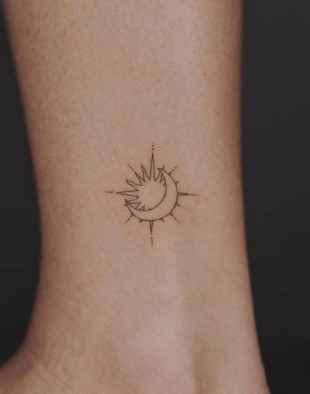 Sun and Moon Tattoos