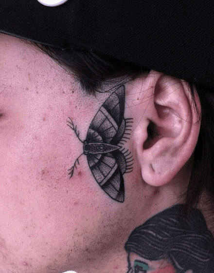 Butterfly Sideburns Tattoos