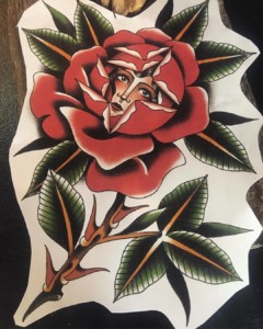 rose tattoo drawing designs