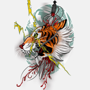Tiger tattoo drawings