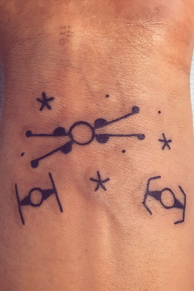 Tattoo of Star Wars