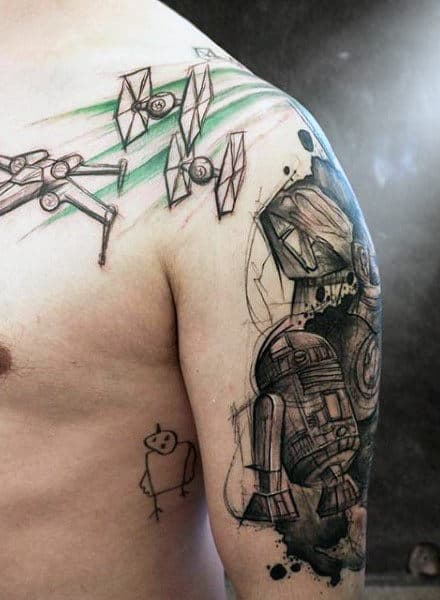 Tattoo of Star Wars