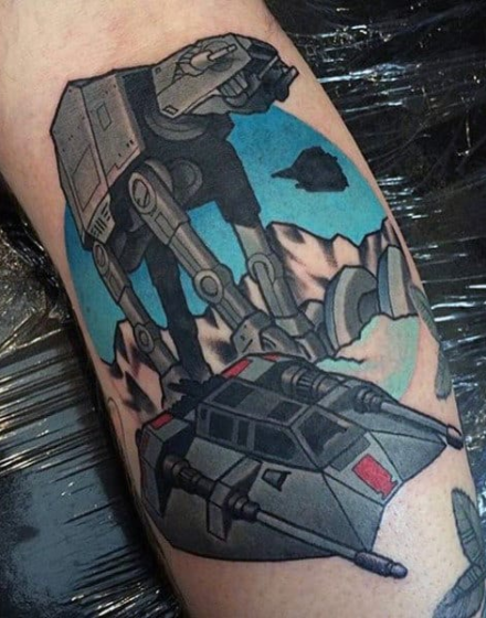 Tattoo of Star Wars