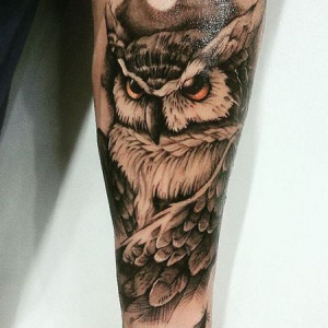 Owl Forearm Tattoo Ideas