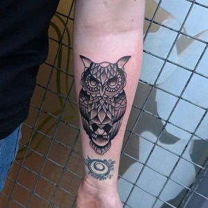 Owl Forearm Tattoo Ideas