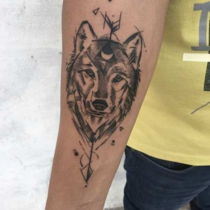 Wolf Forearm Tattoo Ideas