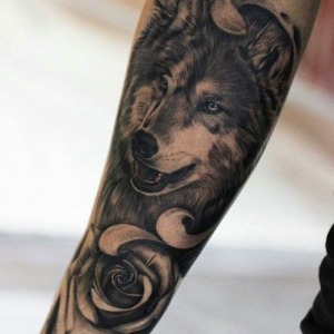 Wolf Forearm Tattoo Ideas