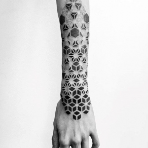 Geometric Forearm Tattoos Ideas
