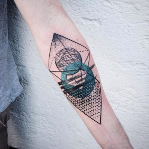Geometric Forearm Tattoos Ideas