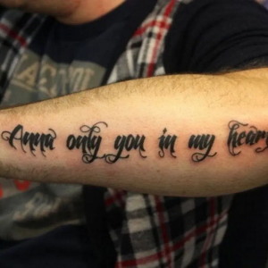 Quote Forearm Tattoo Ideas