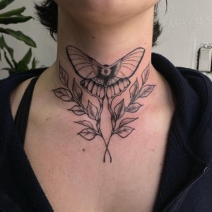 Throat tattoo ideas