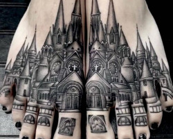 feminine foot tattoos