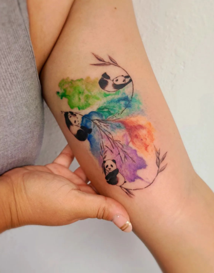 Colorful tattoo