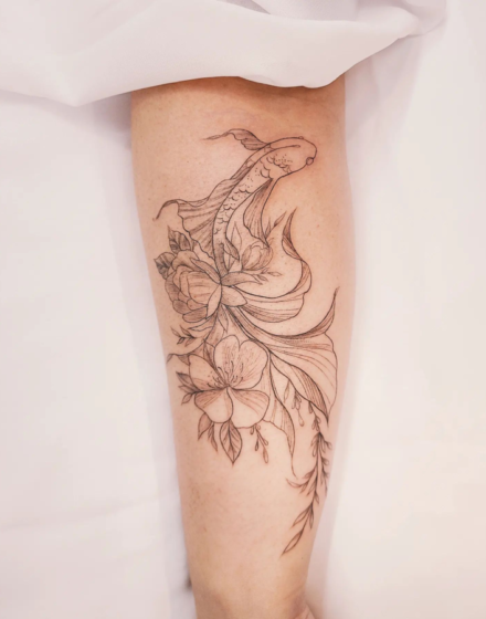 Lily tattoo