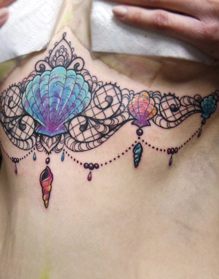 tattoo_on_chest colored tattoos