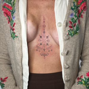 Cross mandala tattoo