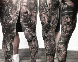 leg tattoos for men