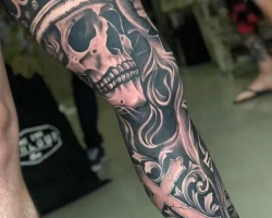 unique leg tattoo ideas for men