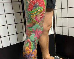 unique leg tattoo ideas for men