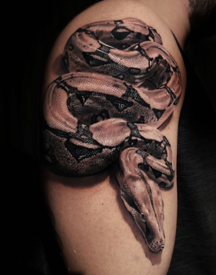 Realistic snake tattoo ideas