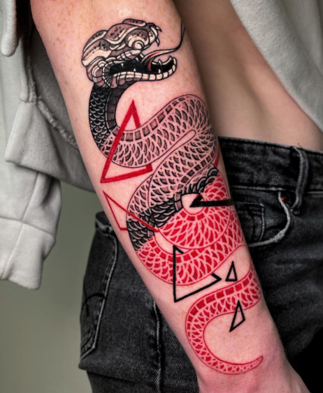 Unusual snake tattoo ideas