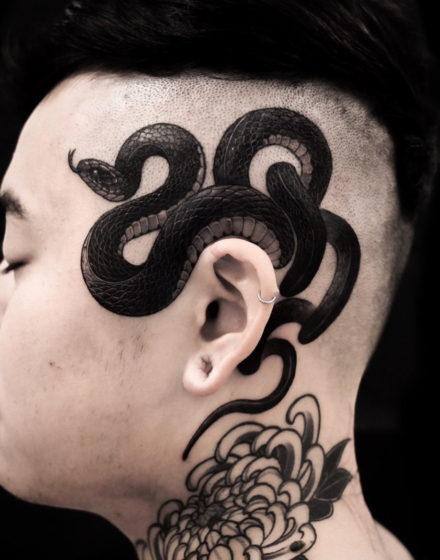 Realistic snake tattoo ideas