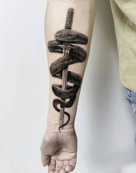 Realistic snake tattoo ideas