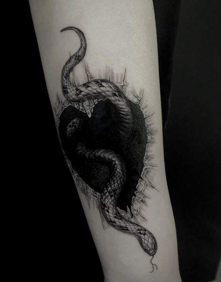 Realistic snake tattoo ideas
