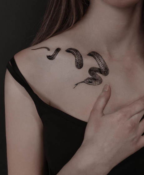 Unusual snake tattoo ideas
