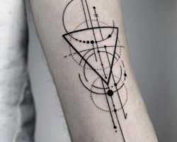 Geometric tattoo