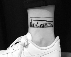 Ankle simple tattoos