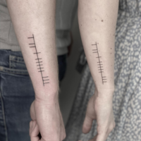 Unique matching couple tattoo ideas