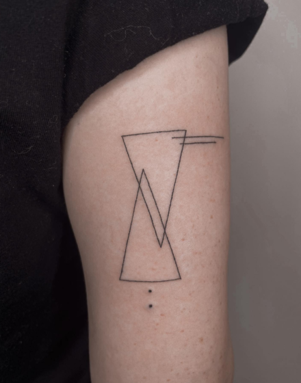 Geometric tiny tattoo ideas