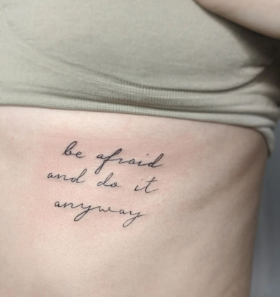 Lettering minimalist tattoo ideas