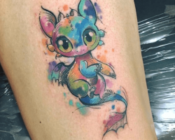 Tattoos with Disney Characters