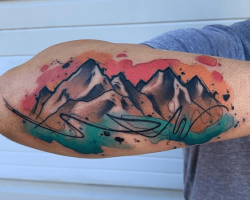 Tattoos with Landscapes