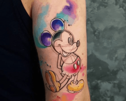 Tattoos with Disney Characters