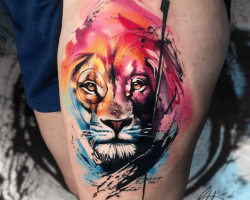 Tattoos with Lions