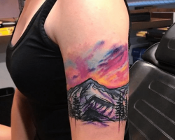 Tattoos with Landscapes