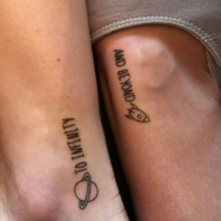 Quote Couple Tattoo Ideas