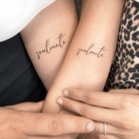 Quote Couple Tattoo Ideas